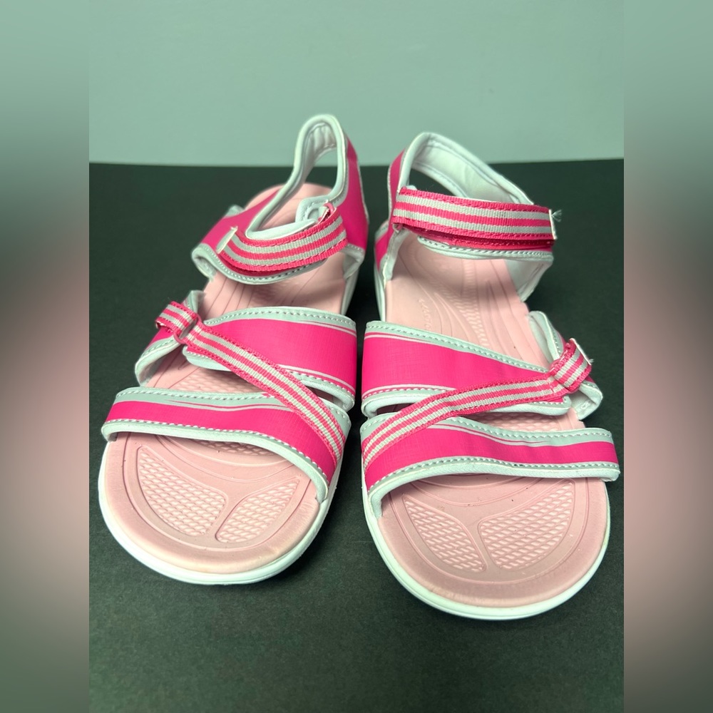 Ryka- Pink/White Sandals-Size:8.5, Barely used, stickers on bottom